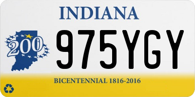 IN license plate 975YGY