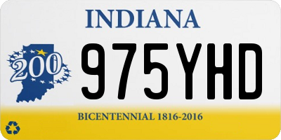 IN license plate 975YHD