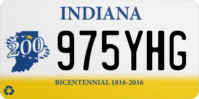 IN license plate 975YHG