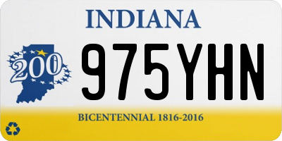 IN license plate 975YHN