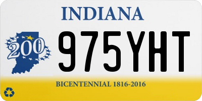 IN license plate 975YHT