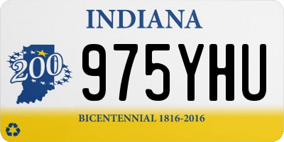 IN license plate 975YHU