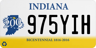 IN license plate 975YIH