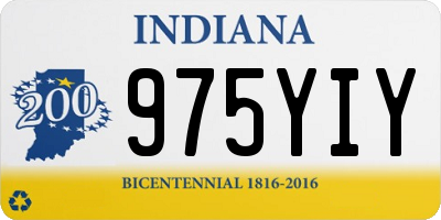 IN license plate 975YIY