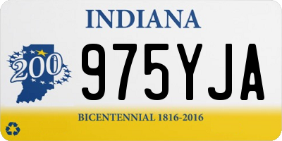 IN license plate 975YJA