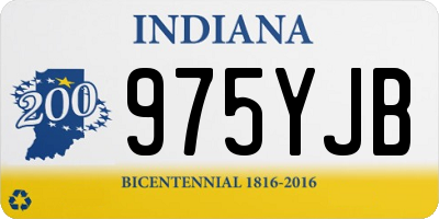IN license plate 975YJB