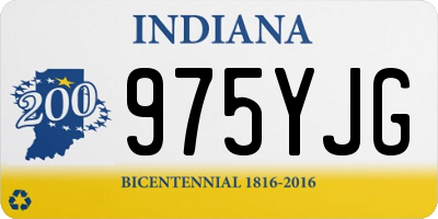 IN license plate 975YJG