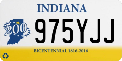 IN license plate 975YJJ