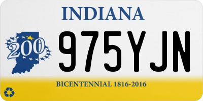 IN license plate 975YJN
