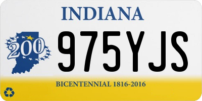 IN license plate 975YJS