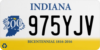 IN license plate 975YJV