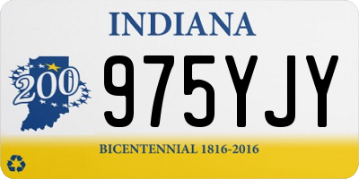 IN license plate 975YJY