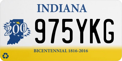 IN license plate 975YKG