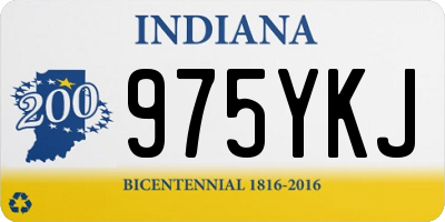 IN license plate 975YKJ