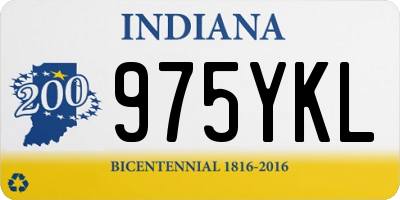 IN license plate 975YKL