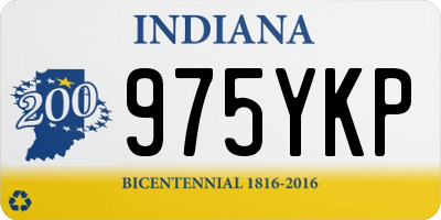 IN license plate 975YKP