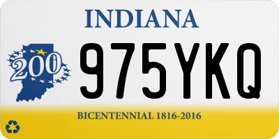 IN license plate 975YKQ