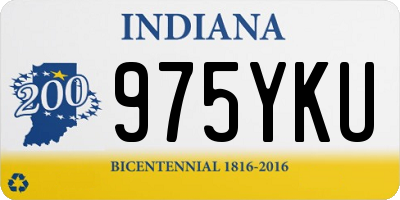 IN license plate 975YKU