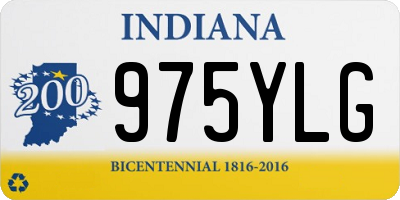 IN license plate 975YLG