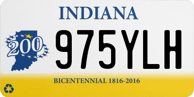 IN license plate 975YLH