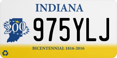 IN license plate 975YLJ