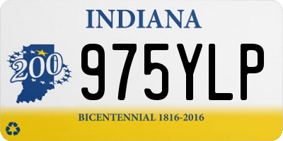 IN license plate 975YLP