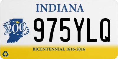 IN license plate 975YLQ