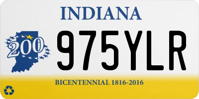 IN license plate 975YLR