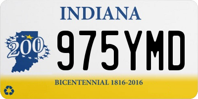 IN license plate 975YMD