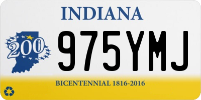 IN license plate 975YMJ