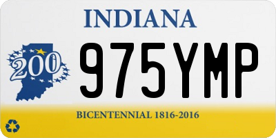 IN license plate 975YMP