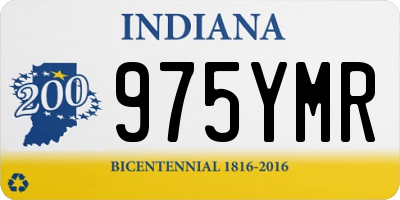 IN license plate 975YMR