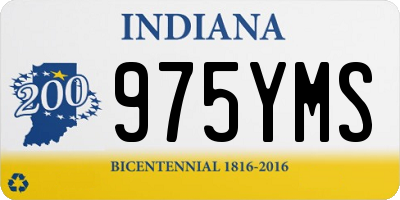 IN license plate 975YMS