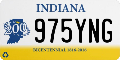 IN license plate 975YNG