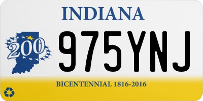 IN license plate 975YNJ