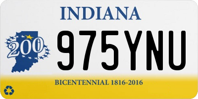 IN license plate 975YNU