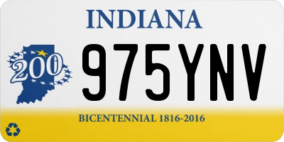IN license plate 975YNV