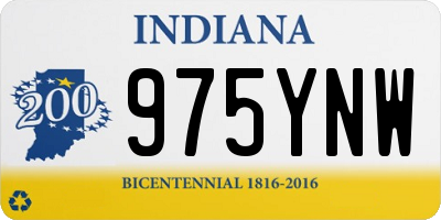 IN license plate 975YNW
