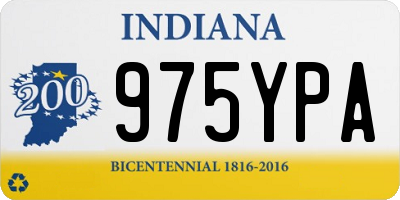 IN license plate 975YPA