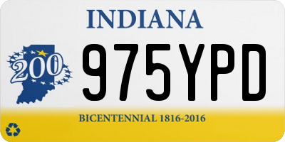 IN license plate 975YPD