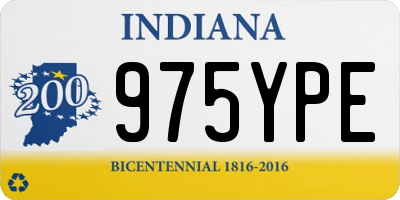 IN license plate 975YPE