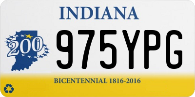 IN license plate 975YPG