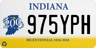 IN license plate 975YPH