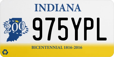 IN license plate 975YPL