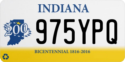 IN license plate 975YPQ