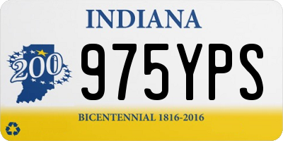IN license plate 975YPS