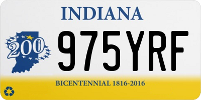 IN license plate 975YRF