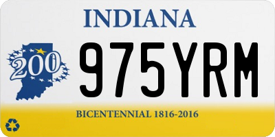 IN license plate 975YRM