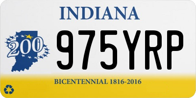 IN license plate 975YRP