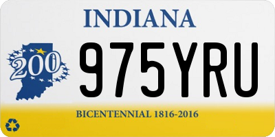 IN license plate 975YRU